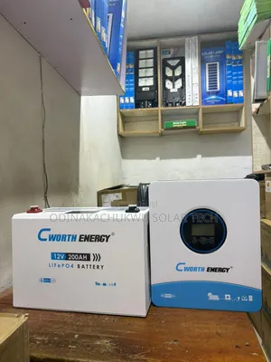Combination of 1.8kva and 2.5kwh Cworth Energy Inverter and Battery