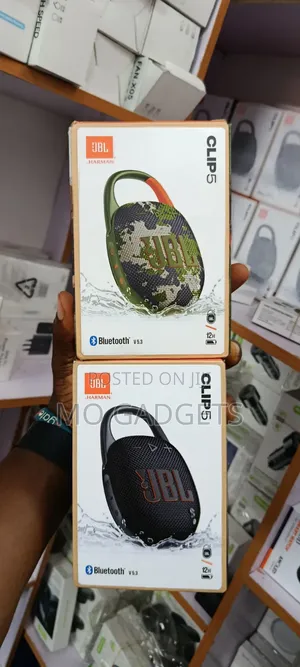 Original JBL Clip 5 Portable Bluetooth Speaker Brand New(Camo Black)