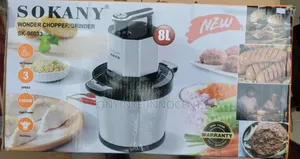 Sokany 8l Wonder Chopper Grinder Sk-06033 - 1500w Stainless Steel