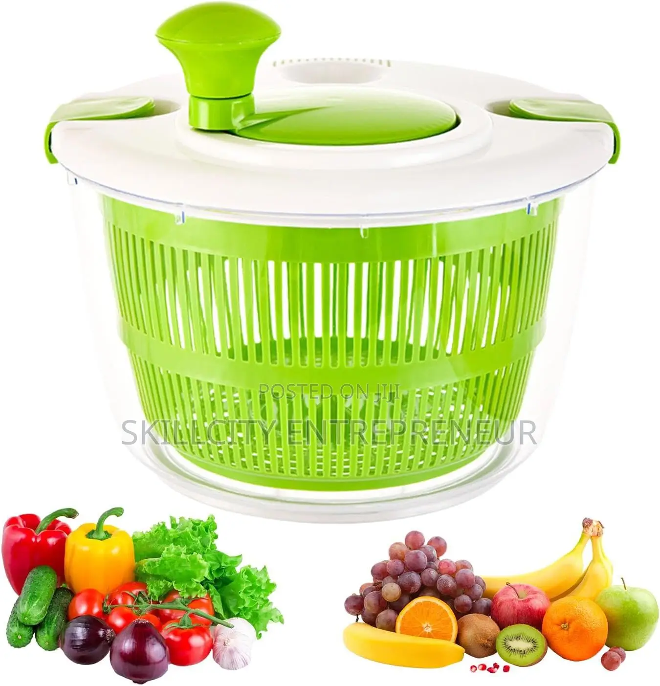 Salad Spinner, Fruit and Vegetable Washer