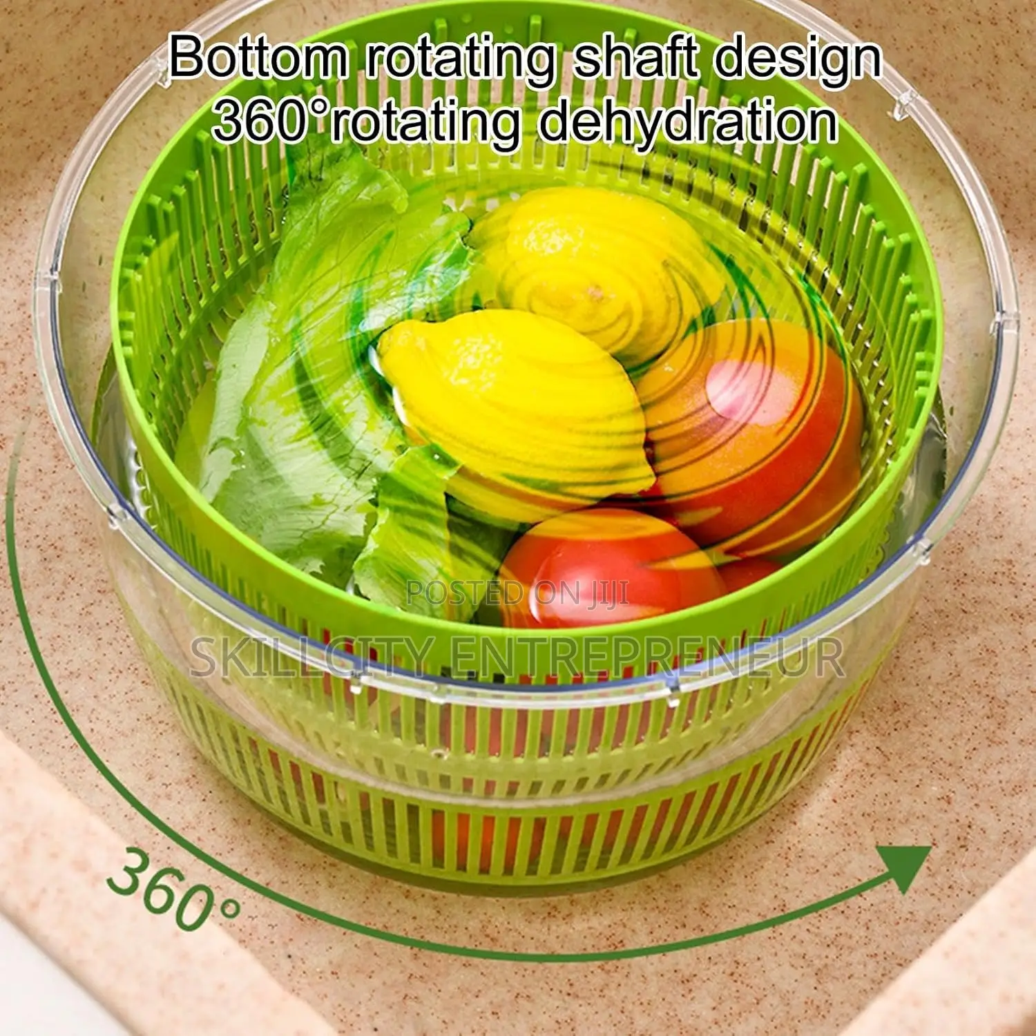 Salad Spinner, Fruit and Vegetable Washer