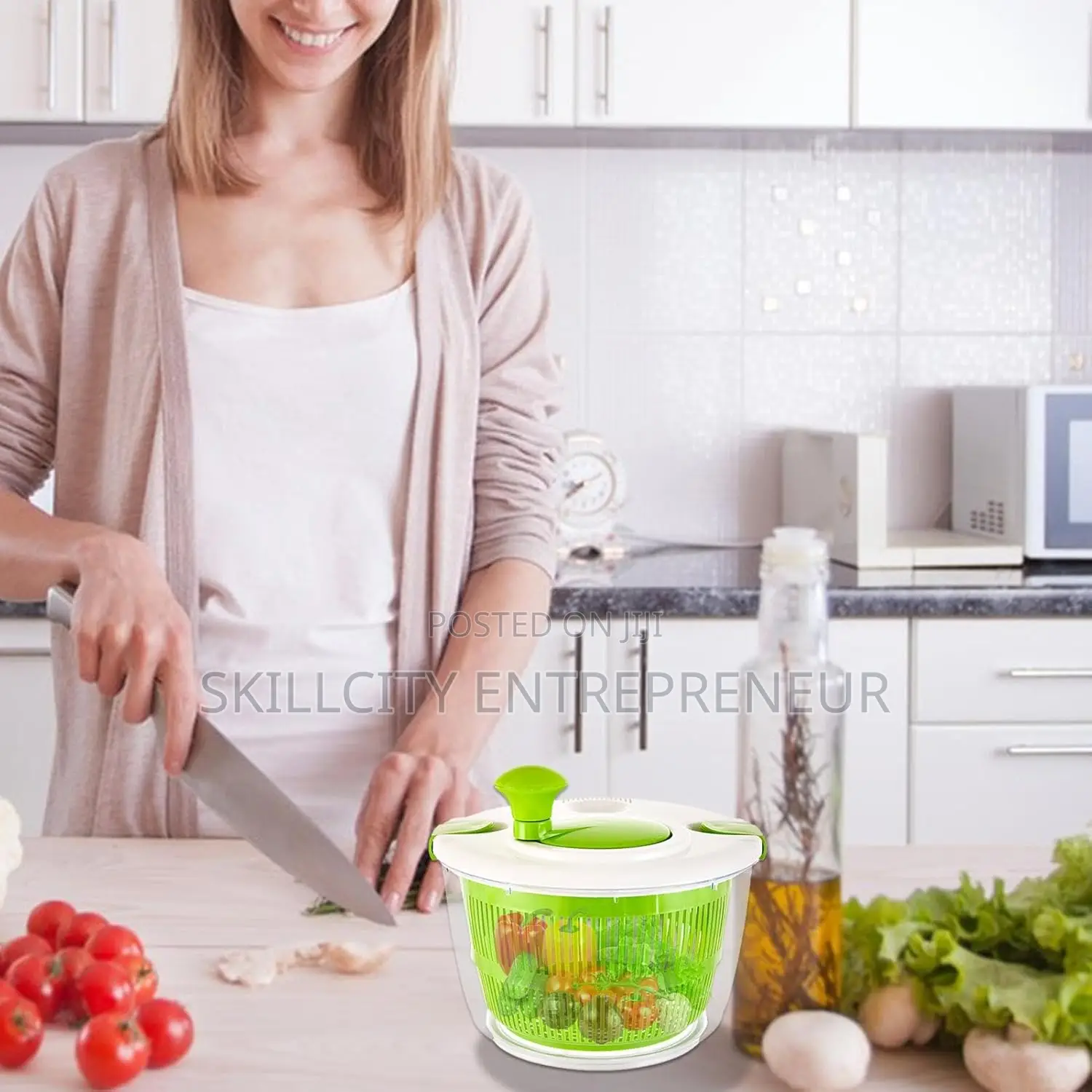 Salad Spinner, Fruit and Vegetable Washer
