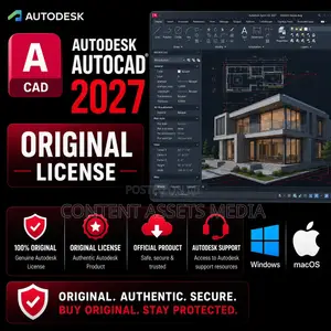 Autocad Autodesk 2027 (Original License - 1 Year)