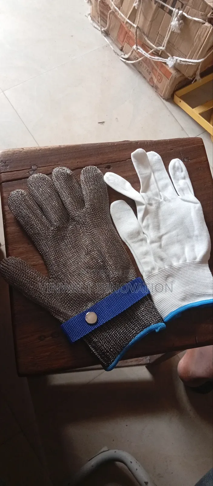 Stainless Wire Mesh Protective Hand Gloves
