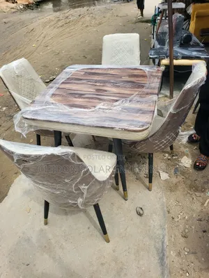 4 Set of Mable Dining Chairs and Table