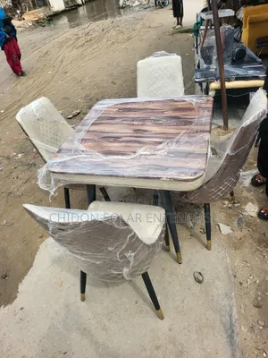 4 Set of Mable Dining Chairs and Table