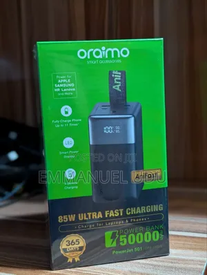 Oraimo Power Bank for Phone and Laptop 50000mha