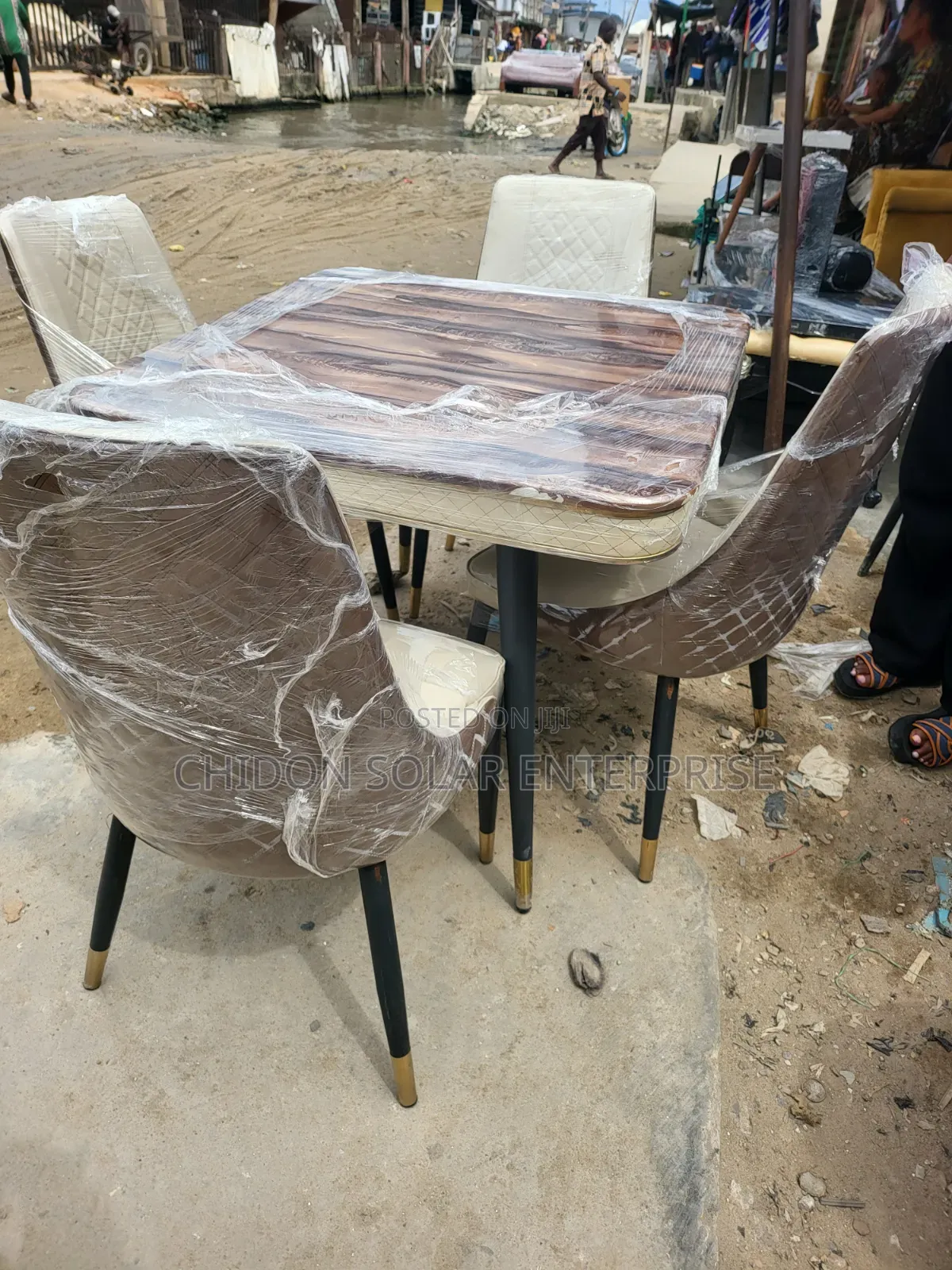 4 Set of Mable Dining Chairs and Table