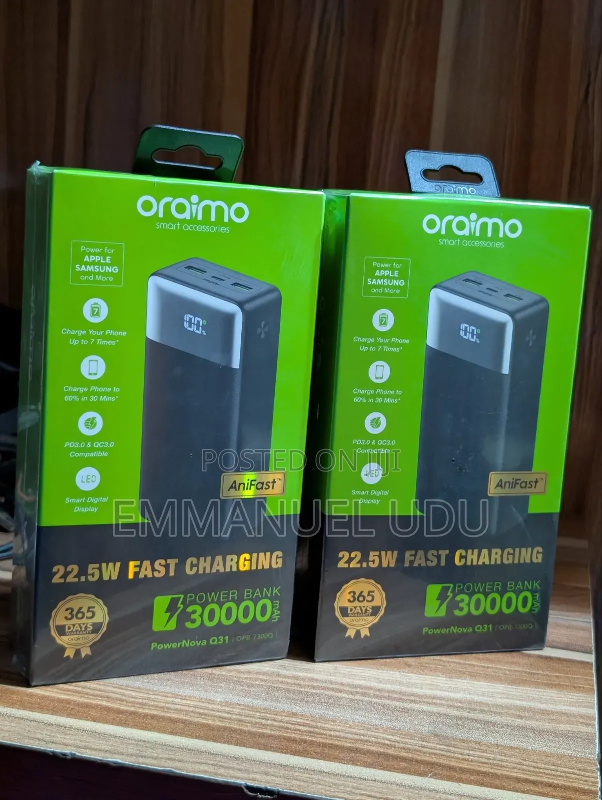Oraimo Power Bank 30000mah
