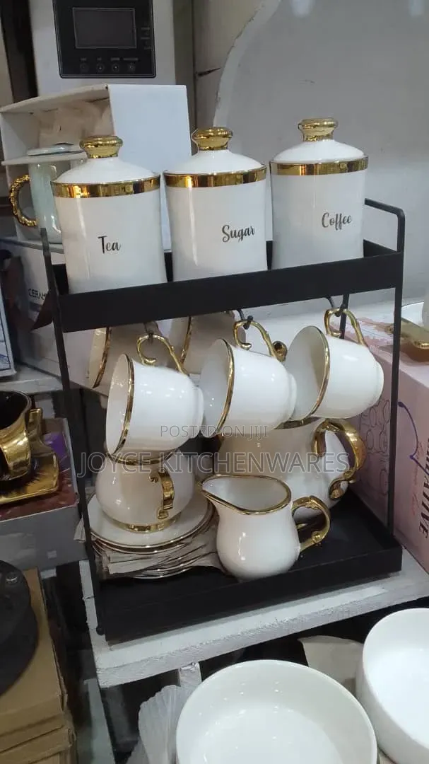 Coffee Set With Stand
