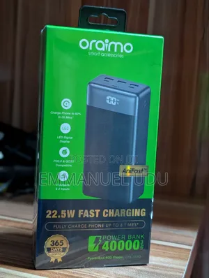 Oraimo Power Bank 40000mha