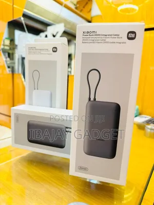 Original Xiaomi 20,000mah Power Bank (22.5w Fast Charge) - Brand New
