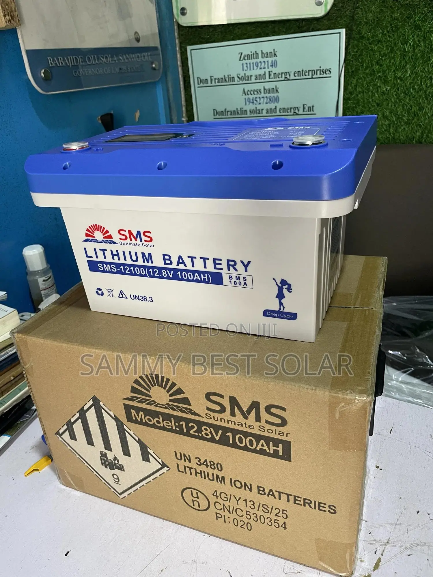SMS 100ah 12v Lithium Ion Battery