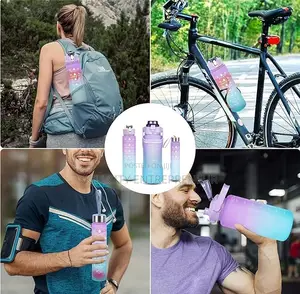 Motivational Water Bottle Combo Set