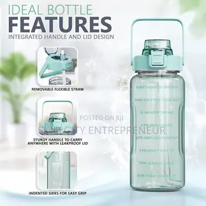 Motivational Water Bottle Combo Set