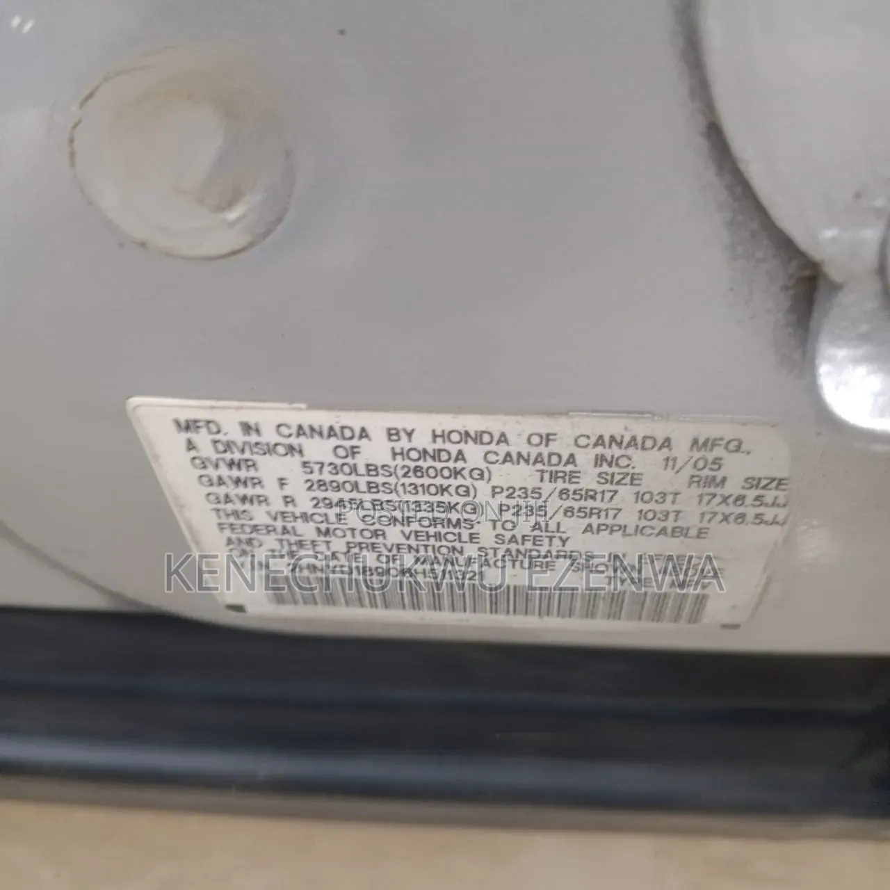 Acura MDX 2005 Silver