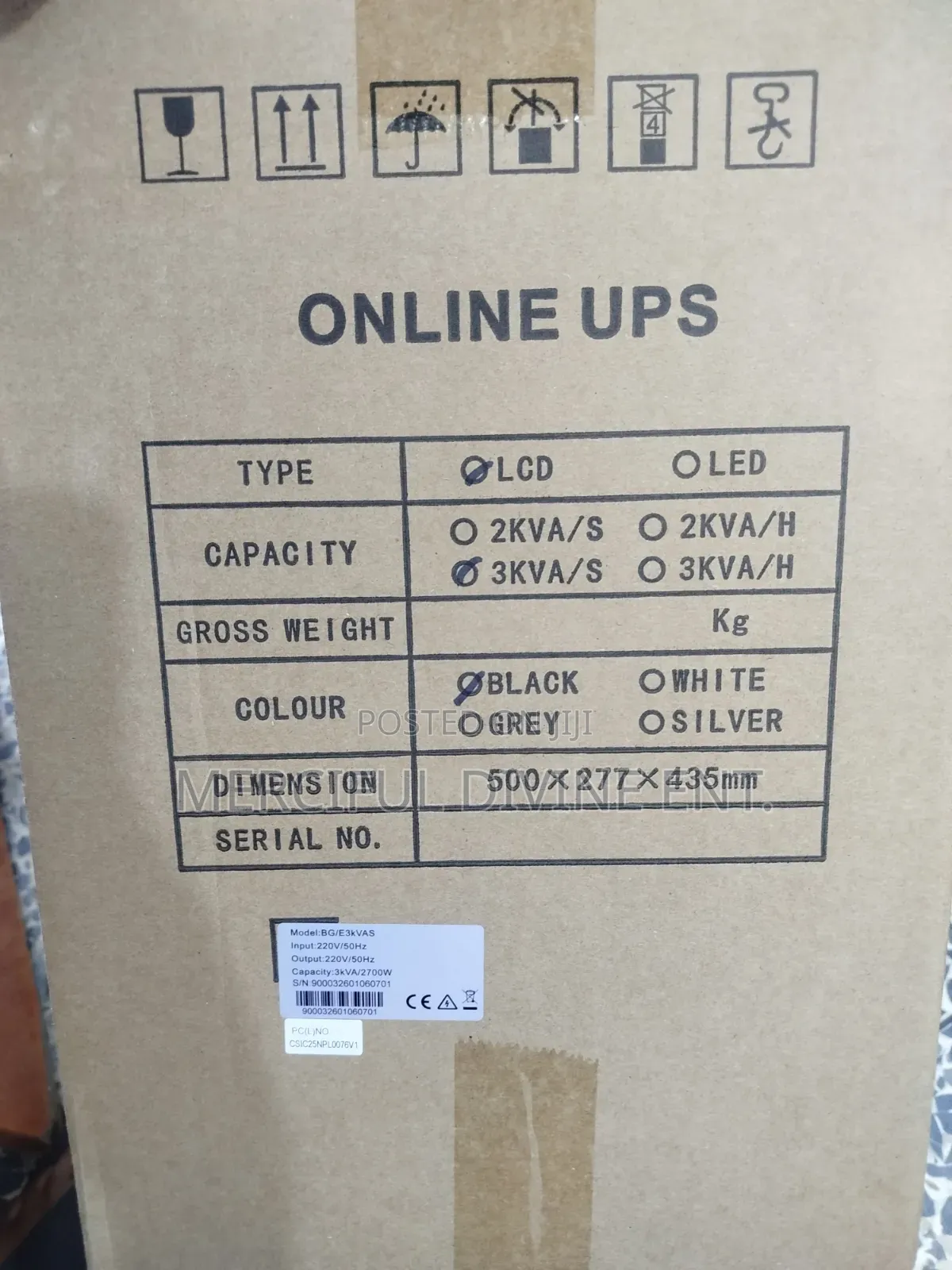 Bluegate 3kva Online Ups