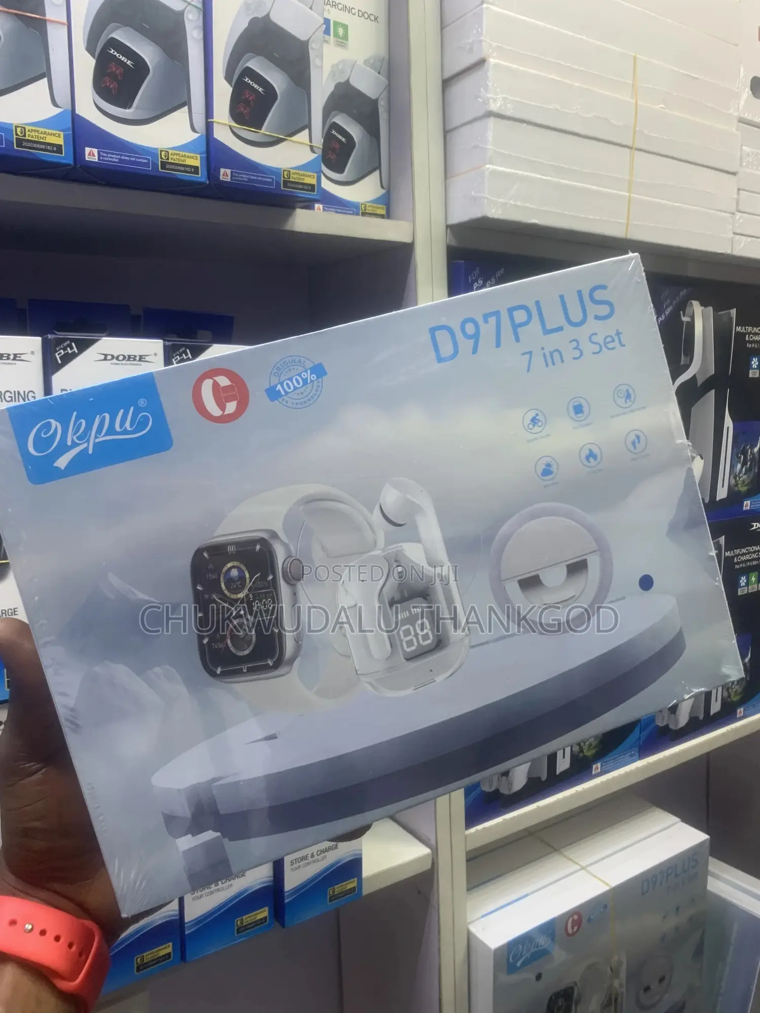 D97 Plus 8-in-1 Smartwatch Set