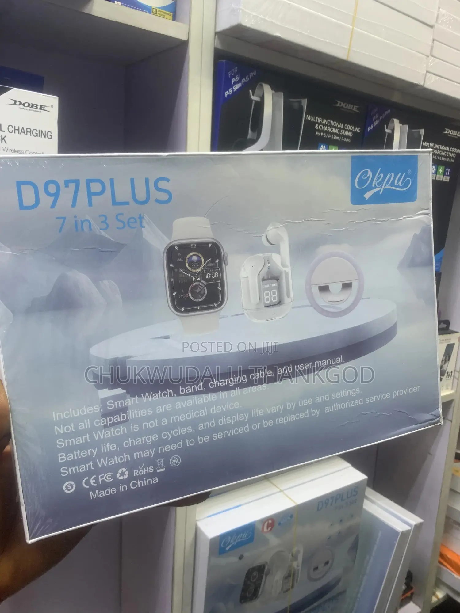 D97 Plus 8-in-1 Smartwatch Set
