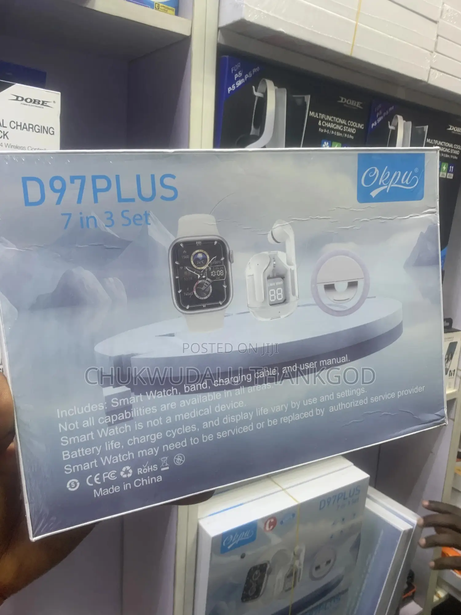 D97 Plus 8-in-1 Smartwatch Set