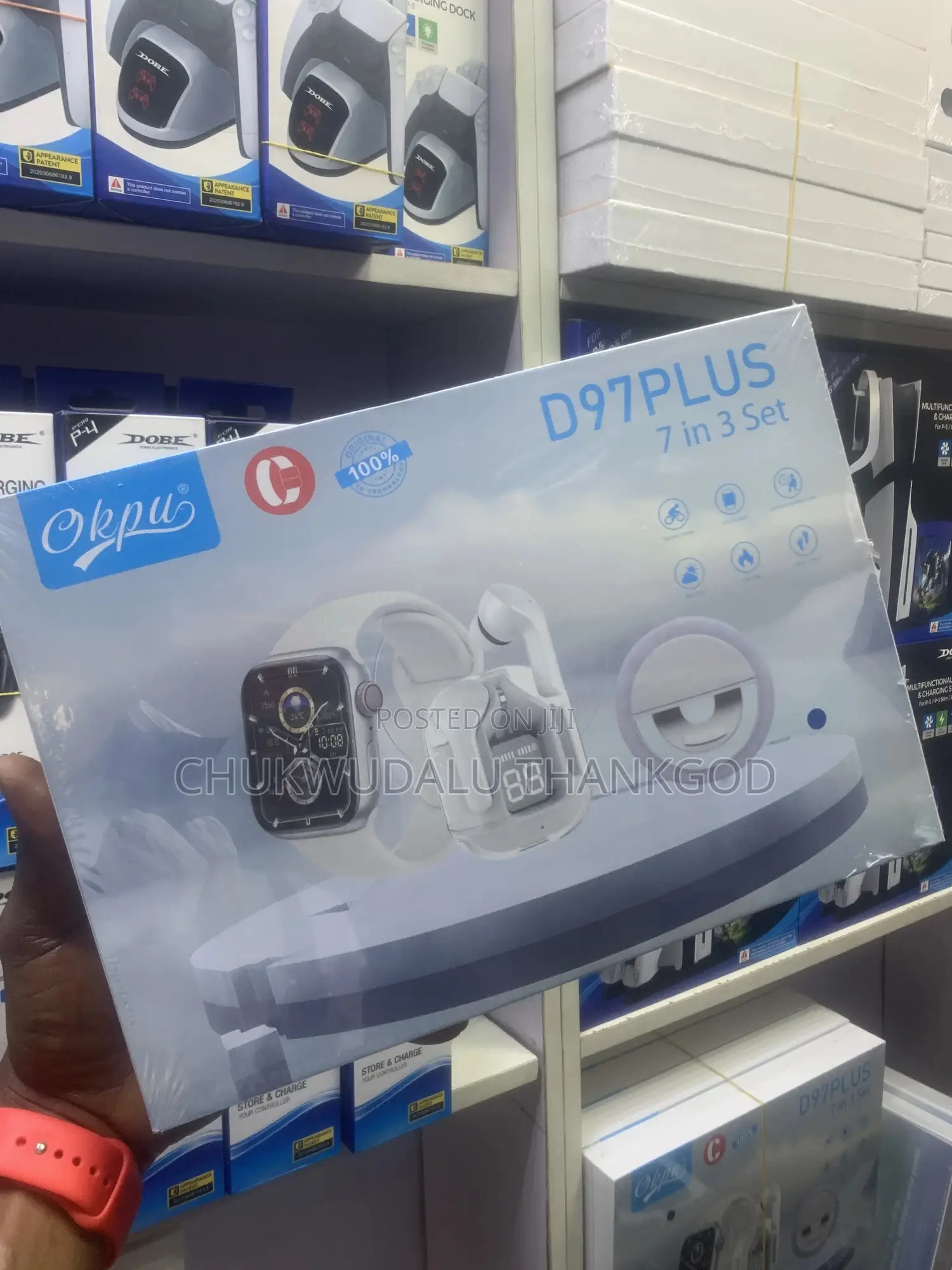 D97 Plus 8-in-1 Smartwatch Set