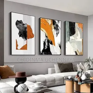 3pcs Abstract Canvas Painting