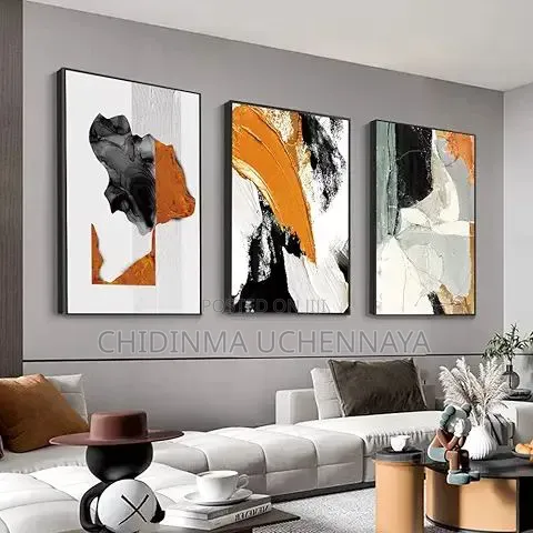 3pcs Abstract Canvas Painting