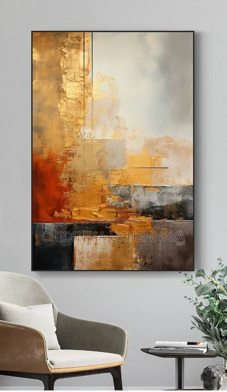 Modern Abstract Geometric Canvas Wall Art