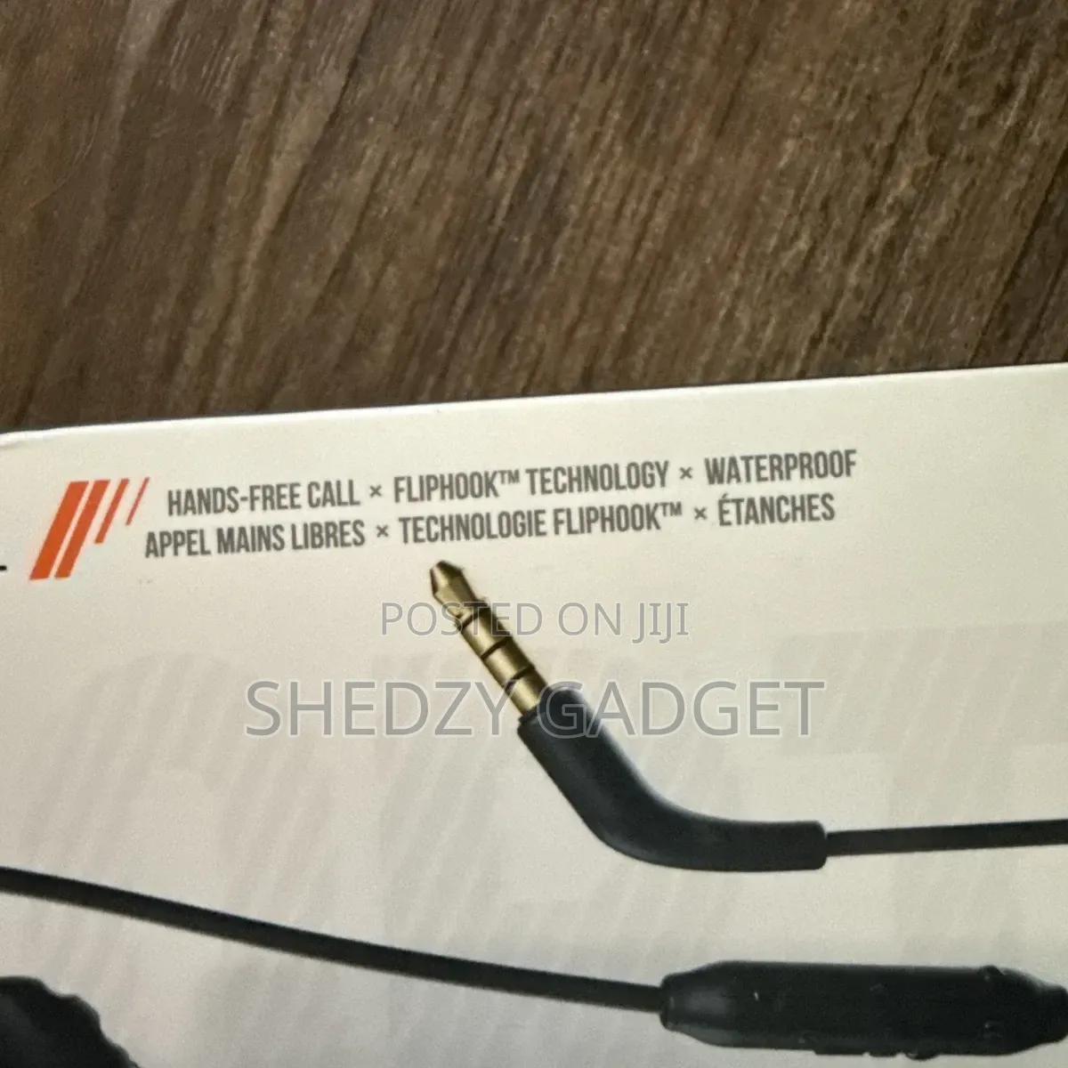 JBL Endurance Run 2 Wired Waterproof Sport Black - New