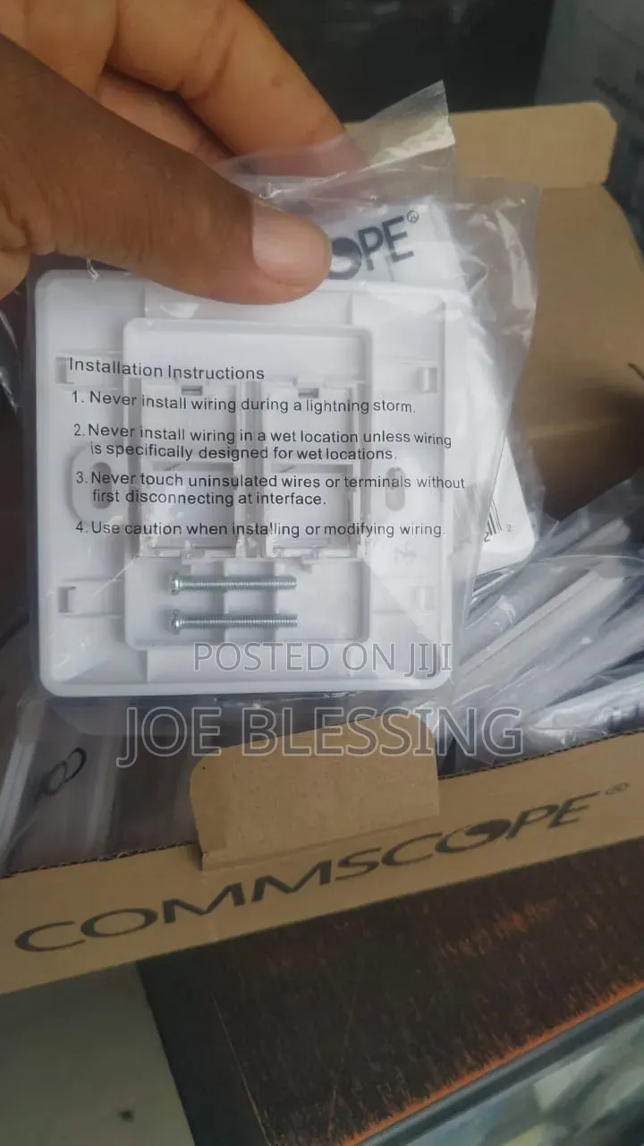 Commscope Face Plate Double