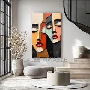Colourful Cubism Abstract Painting