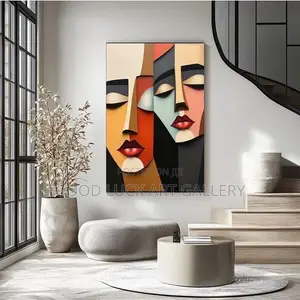 Colourful Cubism Abstract Painting