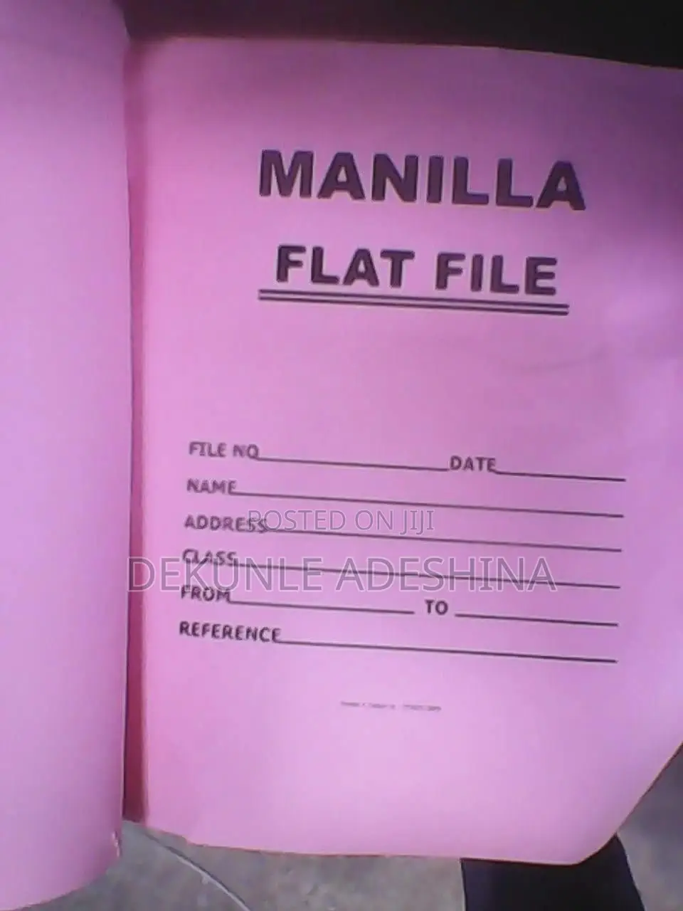 Manila Flat File