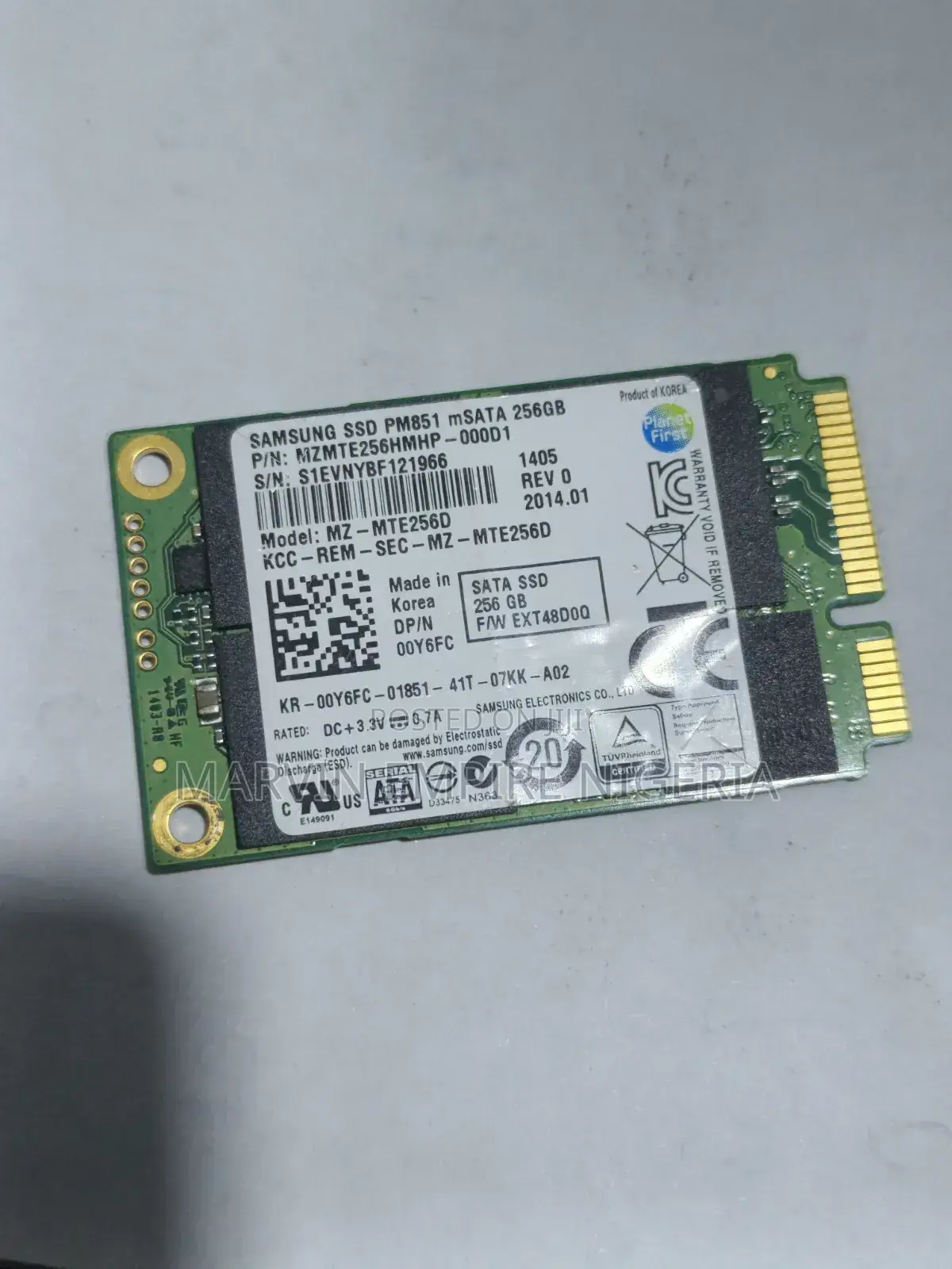 Msata SSD 256gb Drive