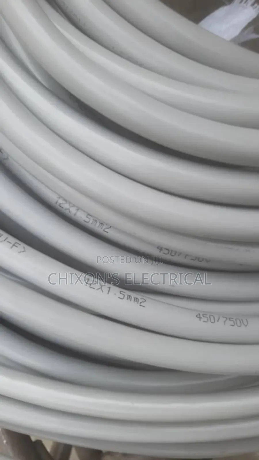 1.5mmqx12core Flexible Control Cable Gray