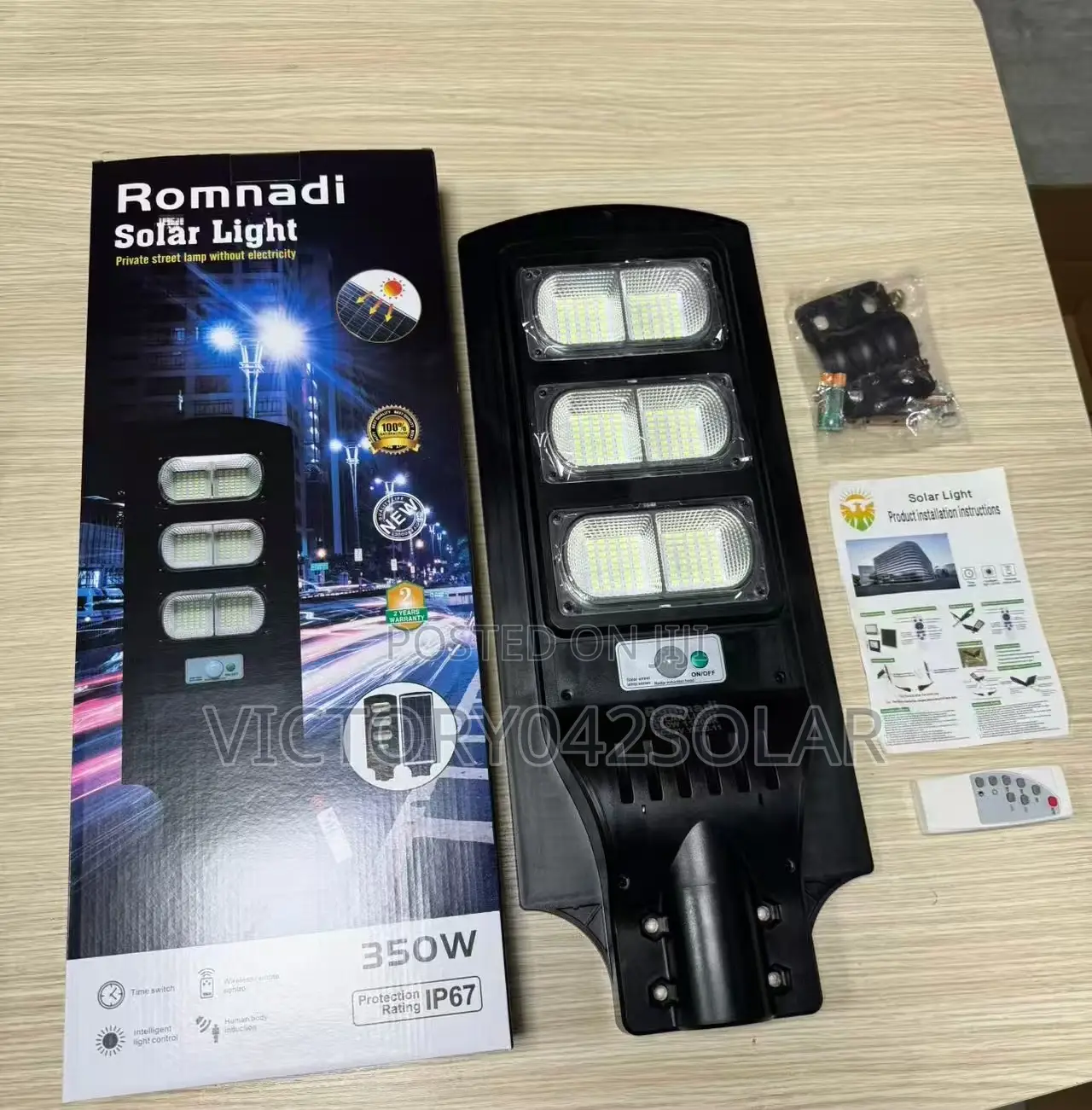 Romnadi Solar Light 350w Available in Store