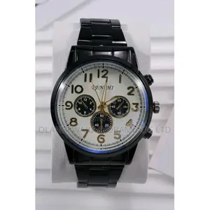 Men's Steel Strap Three Small Circle Watch