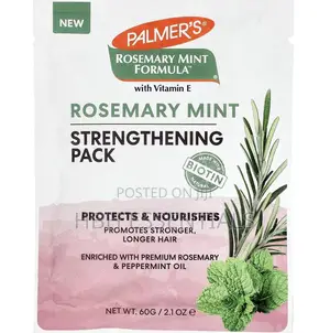 Rosemary Mint Formula With Vitamin E, Strengthening Pack, 2.1 Oz (60g)