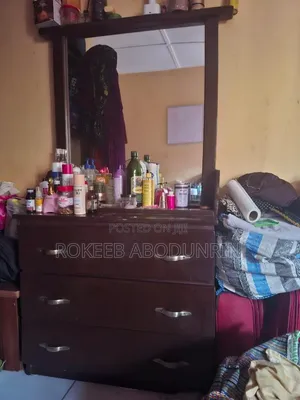 Standing Mirror and Drawers for Sale