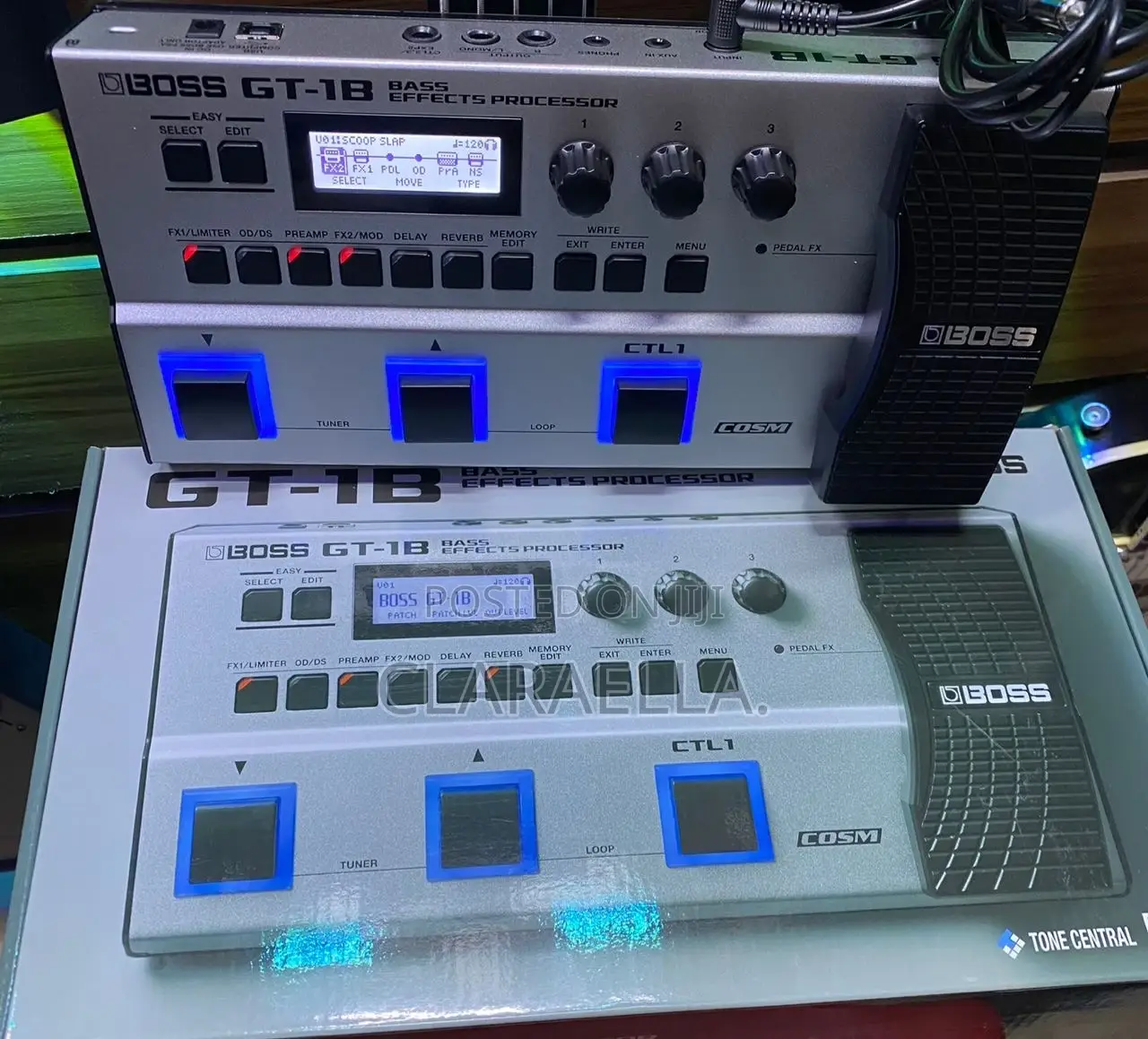 Boss Gt-1b Bass Effects Processor Multi-Effects Pedal