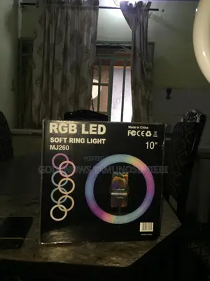 “14 Inches Rgb Ring Light With Tripod Stand”