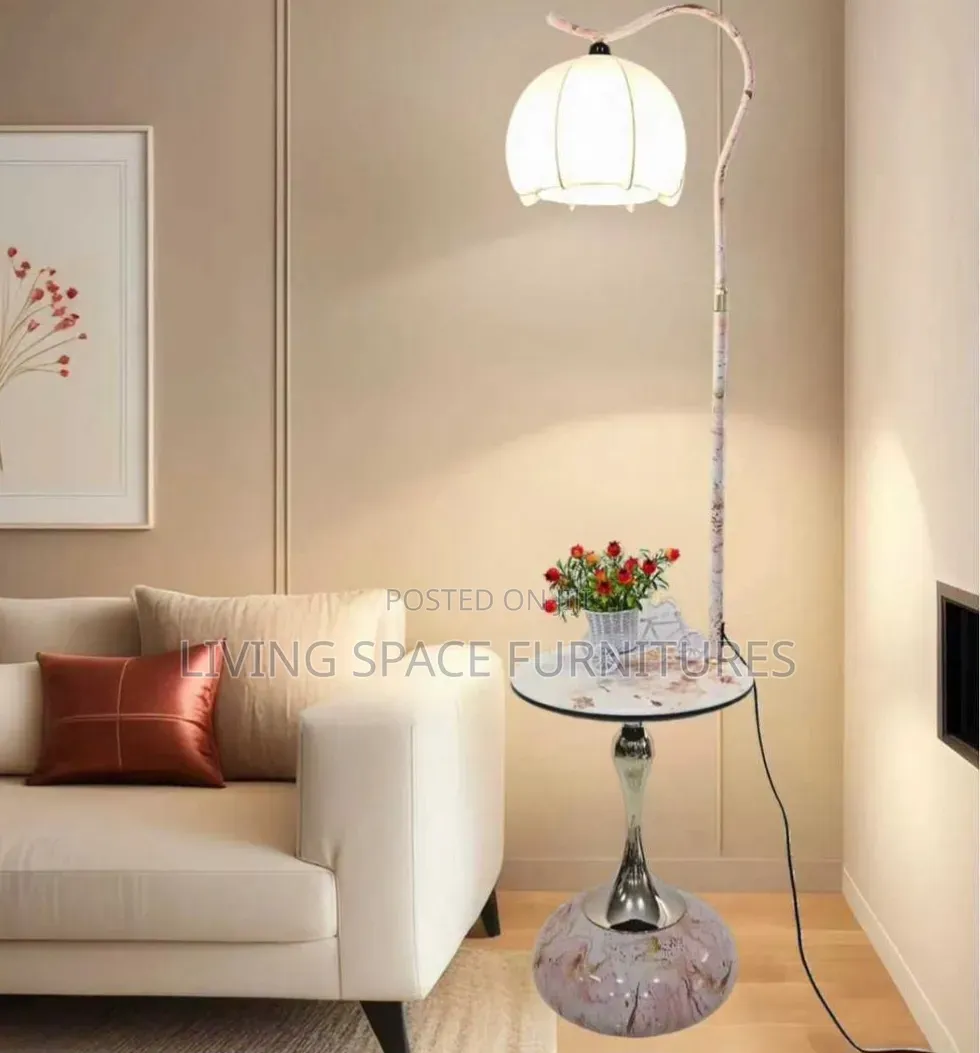 Bedside Stool With Light Lamp