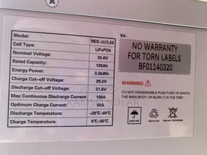 3.2kwh 24v Hyper Power Lithium Battery