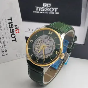 High Quality Tissot Skeleton Automatic Leather