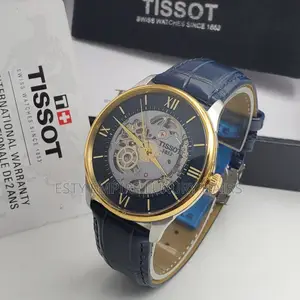 High Quality Tissot Skeleton Automatic Leather