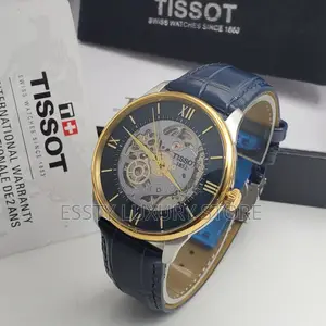 High Quality Tissot Skeleton Automatic Leather