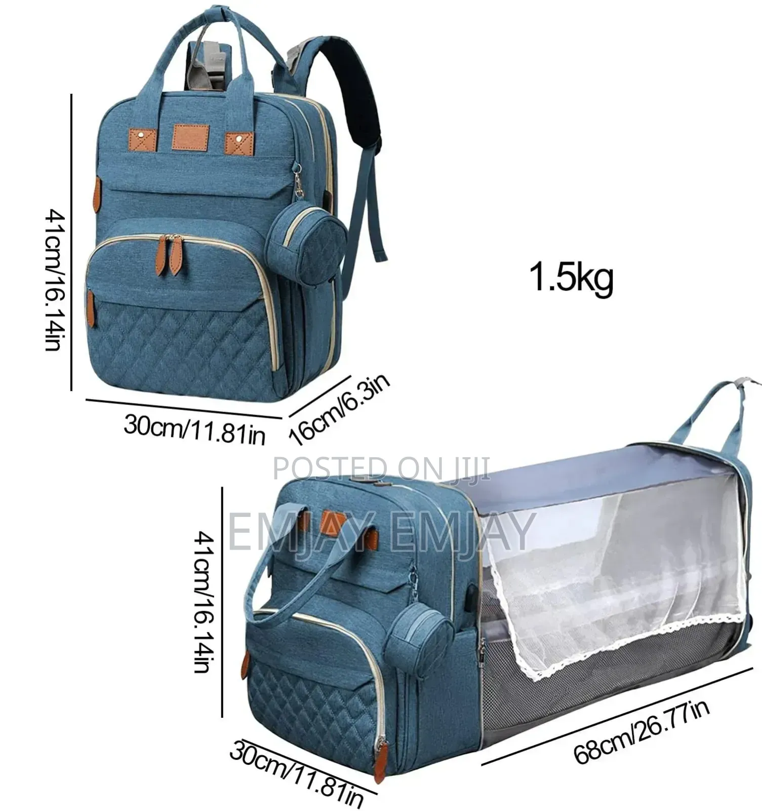 Multipurpose Diaper Bag/Bed For Sales