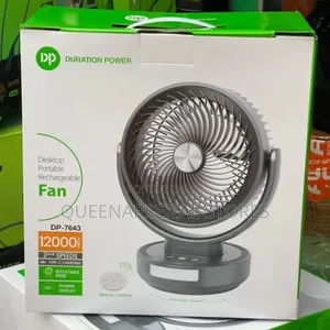 Dp Rechargeable Fan With 12000mah Battery