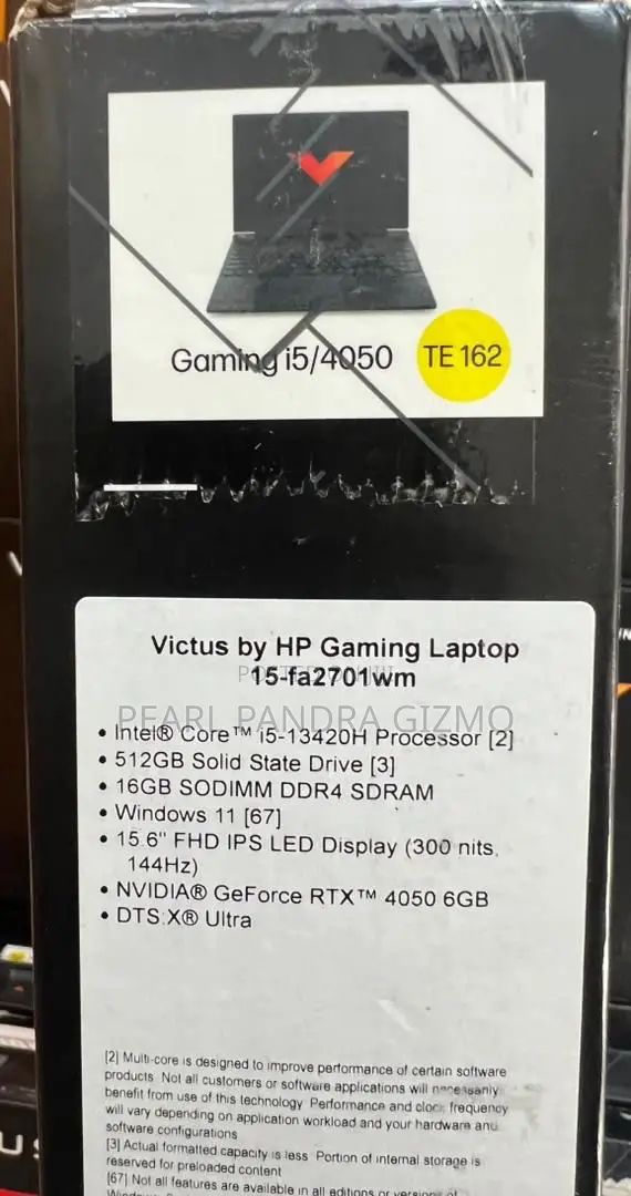 New Laptop HP Victus 15 16GB Intel Core i5 SSD 512GB