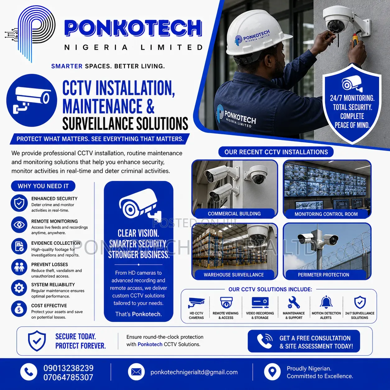 CCTV Camera Installation Services – Secure Your Property 24/7